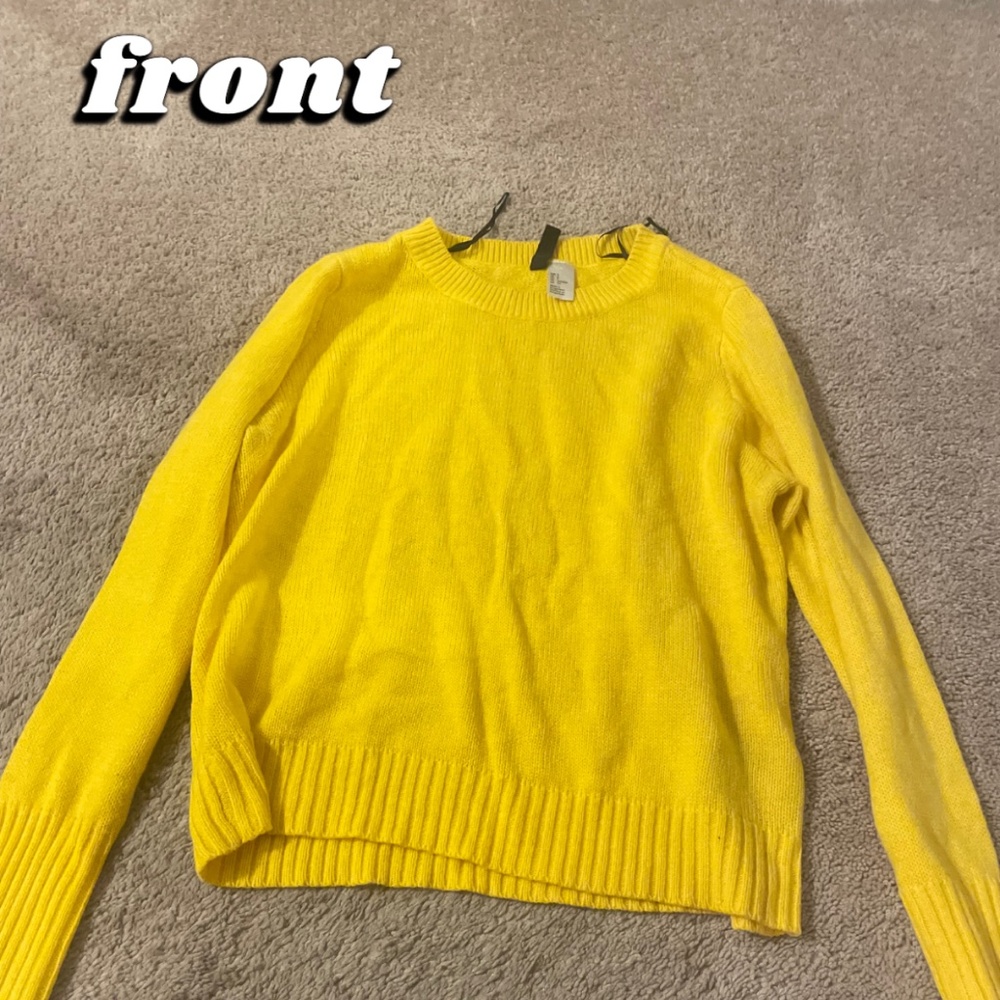 Yellow sweater 💛